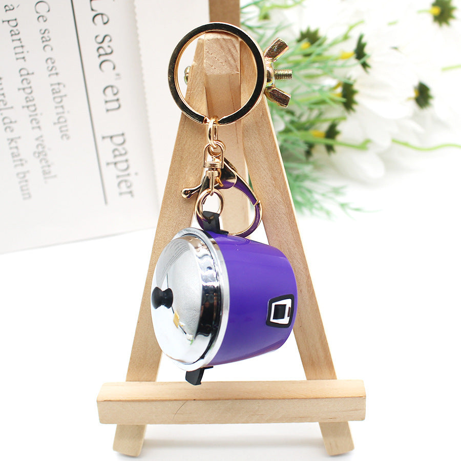 Wholesale Simulation Food Play Datong Rice Cooker Pendant Keychain